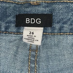BDG straight leg super high rise jean